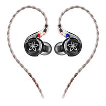 Monitores intra-auriculares FiiO FH11 com diafragma de carbono híbrido