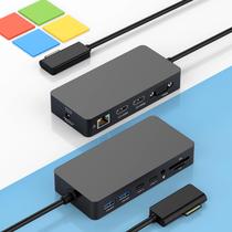 Monitores triplos Surface Dock HDMI+VGA com adaptador de alimentação 12 em 1 Monitores triplos Surface Dock HDMI+VGA com adaptador de alimentação 12 em 1