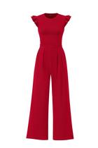 Mono ajustado rojo Prettygarden de una pieza talla S