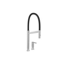 Monocomando Colore Mesa/cozinha Bica Movel (10 Mca) Cromado/preto - Deca