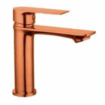 Monocomando lavatório de mesa luxor bica baixa rose gold