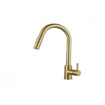 Monocomando p/Cozinha Pull Out Esteves Dourado