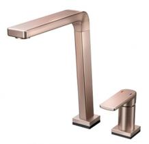 Monocomando para cozinha Bistrô Tech cobre escovado Docol