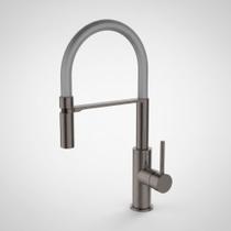 Monocomando para Cozinha de Mesa Bica Flexivel - Suporte arco c/ Ima - Grey V-10645-291-QS WJ-2245-DB-CZ