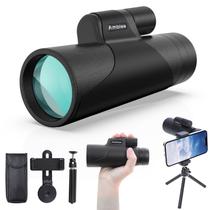 Monocular Amblee 12x para Adultos com Adaptador e Tripé para Smartphone