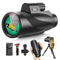 Monocular Gosky 15x52 HD de alta potência com adaptador de telefone e tripé