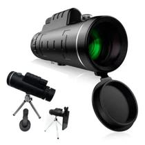 Monóculo 40x60 Profissional Tático + Tripé + Suporte Celular Monóculo 40x60 Profissional Tático + Tripé + Suporte Celular