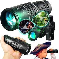 Monóculo Binóculo Profissional 8km de Alcance Telescópio Luneta 16x52 Alta Nitidez e Zoom Potente Ideal Aventuras Camping e Observação da Natureza