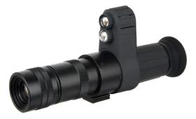 Monóculo Luneta Night Vision Noturna Zoom 4x + Mira Laser - Preto