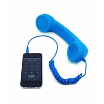 Monofone Pop Phone Azul Fone Ouvido Vintage Retro Celular Smartphone Tablet - LEVA PRA CASA