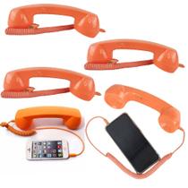 Monofone Pop Phone Microfone Kit 5 Und P2 Ligaçoes Chamadas Telefone Ligaçoes Portatil P2 Smartphone Vintage