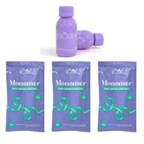Monomer Volia Sache Refil 30gr 3 unidades + Frasco 60ml