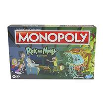 Monopólio: Rick and Morty Edition Board Game, Cartoon Network Game for Families and Teens 17+, Inclui Tokens de Monopólio Colecionável (Exclusivo da Amazon)