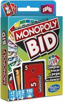 Monopoly Bid Jogo de Cartas Copag 2-5 jogadores 110 cartas