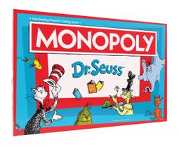 Monopoly Game Dr. Seuss colecionável clássico com tabuleiro personalizado