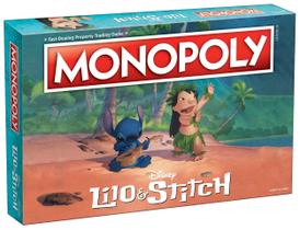 Monopoly Game USAOPOLY Disney Lilo & Stitch 2-6 jogadores 8 ou mais