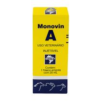 Monovin A Injetável Uso Veterinário 1 Frasco Ampola de 20ml