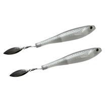 Monster 3X Iscas Shads Spin Shad Cor New Shine 15G 9Cm 2Un