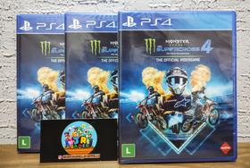 Monster Energy Supercross 4 Ps 4 Lacrado Mídia Física Envio Rápido