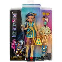 Monster High Boneca Cleo De Nile com Acessórios e Bicho de Estimação - HHK54 Mattel