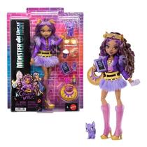 Monster High G3 Core Refresh Boneca 28 Cm C/ Monster Pet e Acessorios - Clawdeen Wolf Mattel