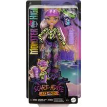 Monster High Ilha do Terror Boneca Clawdeen Wolf Articulável - Mattel Monster High Ilha do Terror Boneca Clawdeen Wolf Articulável - Mattel