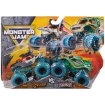 Monster Jam Caminhão Diecast 1:64 2-Pack Pirata's Curse vs Kraken Monster Jam Caminhão Diecast 1:64 2-Pack Pirata's Curse vs Kraken