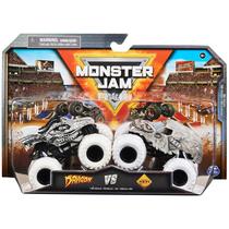 Monster Jam - Caminhões Fundidos em Metal Dragon vs. Yeti (Escala 1:64)