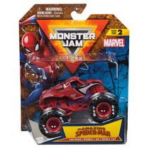 Monster Jam, Carrinho Homem Aranha 1:64 - Coleção Marvel
