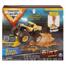 Monster Jam Dirt Earth Shaker com Areia - Sunny Monster Jam Dirt Earth Shaker com Areia - Sunny
