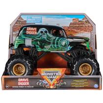Monster Jam Grave Digger - Caminhão Monstro de Metal 1:24 para Colecionador