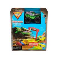 Monster Jam Grave Digger com Rampa e Lançador 3345