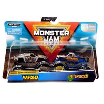 Monster Jam Max-D vs Aftershock Escala 1/64 Double Down Showdown Spin Master SUNNY 2020
