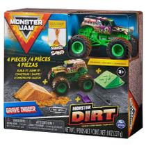 Monster Jam Playset Básico Grave Digger Sunny 2028