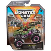 Monster Jam Soldier Fortune - Caminhão Monstro de Metal 1:64