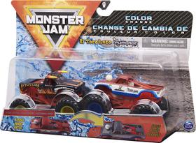 Monster Jam Truck  2 Carros - El Toro Loco Vs Cyclops 1:64