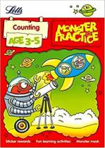 Monster Practice - Counting - Age 3-5 - Book With Sticker - Collins