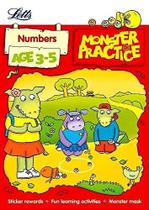 Monster Practice - Numbers - Age 3-5 - Book With Sticker - Collins