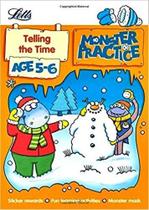 Monster Practice - Telling The Time - Age 5-6 - Book With Sticker - Collins