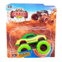 Monster Truck Crazy Cars Verde e Amarelo RL071-8 - Dorémi