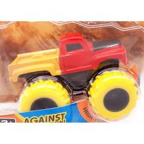 Monster Truck Crazy Cars Vermelho e Amarelo RL071-8 - Dorémi