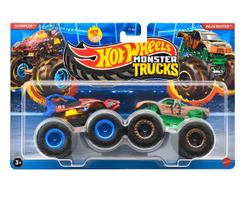 Monster Trucks 1:64 Pack C/ 2 Scorpedo VS Baja Buster