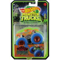 Monster Trucks Glow in the Dark - Brilha no Escuro 1/64 - Hot Wheels - Mattel