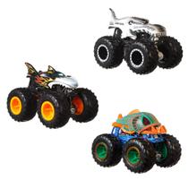 Monster Trucks Hot Wheels Creature - Pacote com 3 Unidades (Escala 1:64)