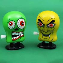 Monstrinho Zumbi E Vampiro De Corda Com 2 Unid Halloween