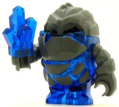 Monstro das Rochas LEGO Minifig Power Miner Glaciator Trans-Azul Escuro