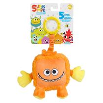 Monstro de Pelúcia Sensory Plush WowWee Super Simple Dewey Laranja