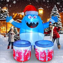 Monstro inflável inflável de Natal de 6 pés com LEDs