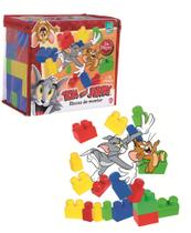 Monta Blocos Tom E Jerry 54 Peças Super Toys Infantil - SUPERTOYS