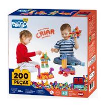 Monta Mais Blocolândia Click 200 peças Dismat XK108